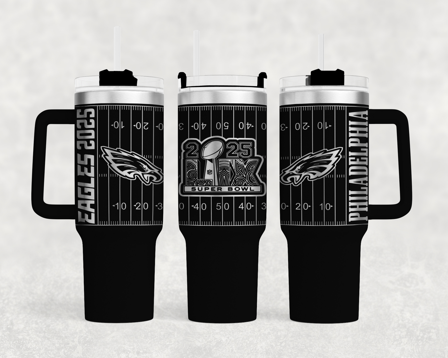 Eagles Super Bowl 2025 tumbler wrap