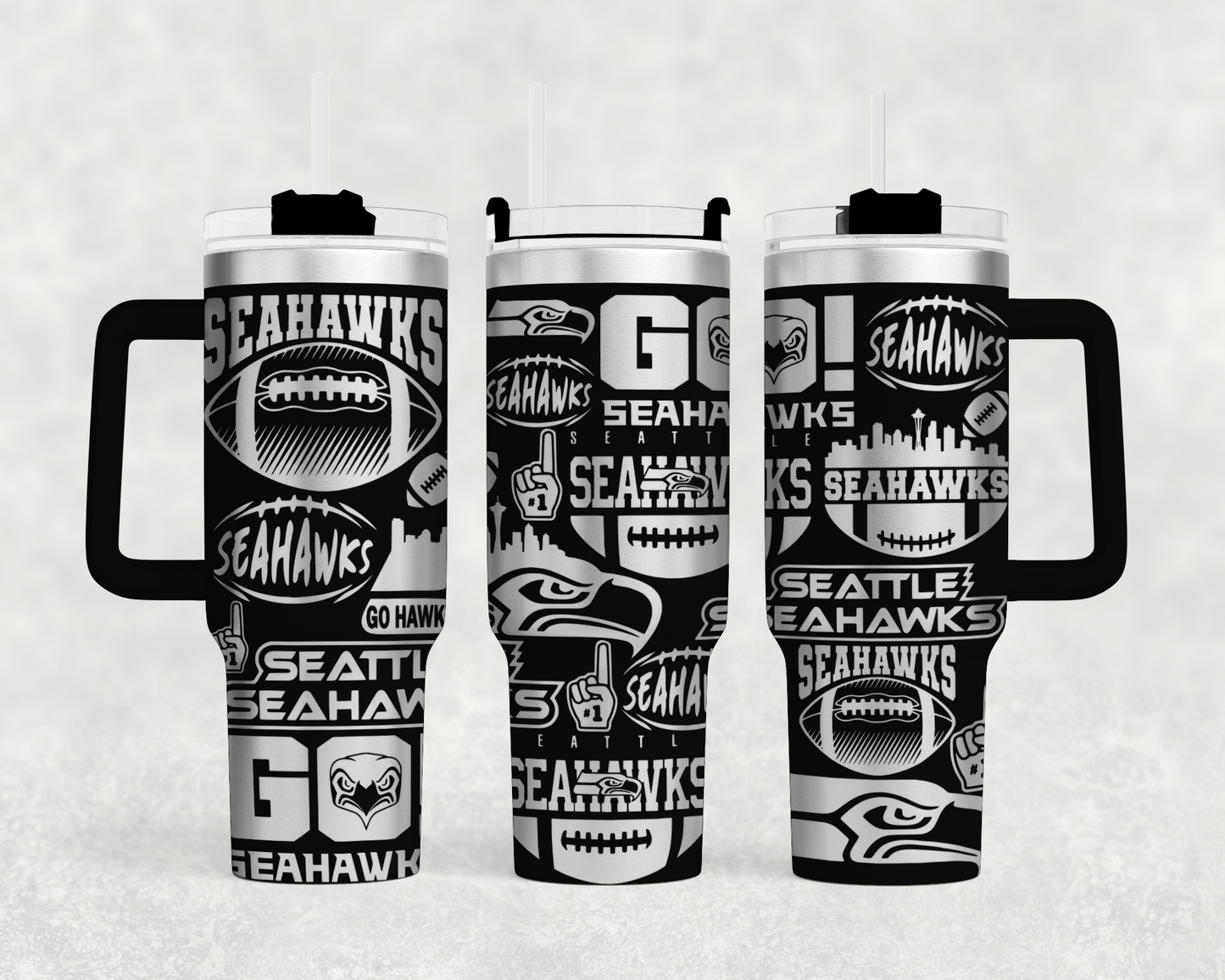Seattle Seahawks 40 oz tumbler wrap