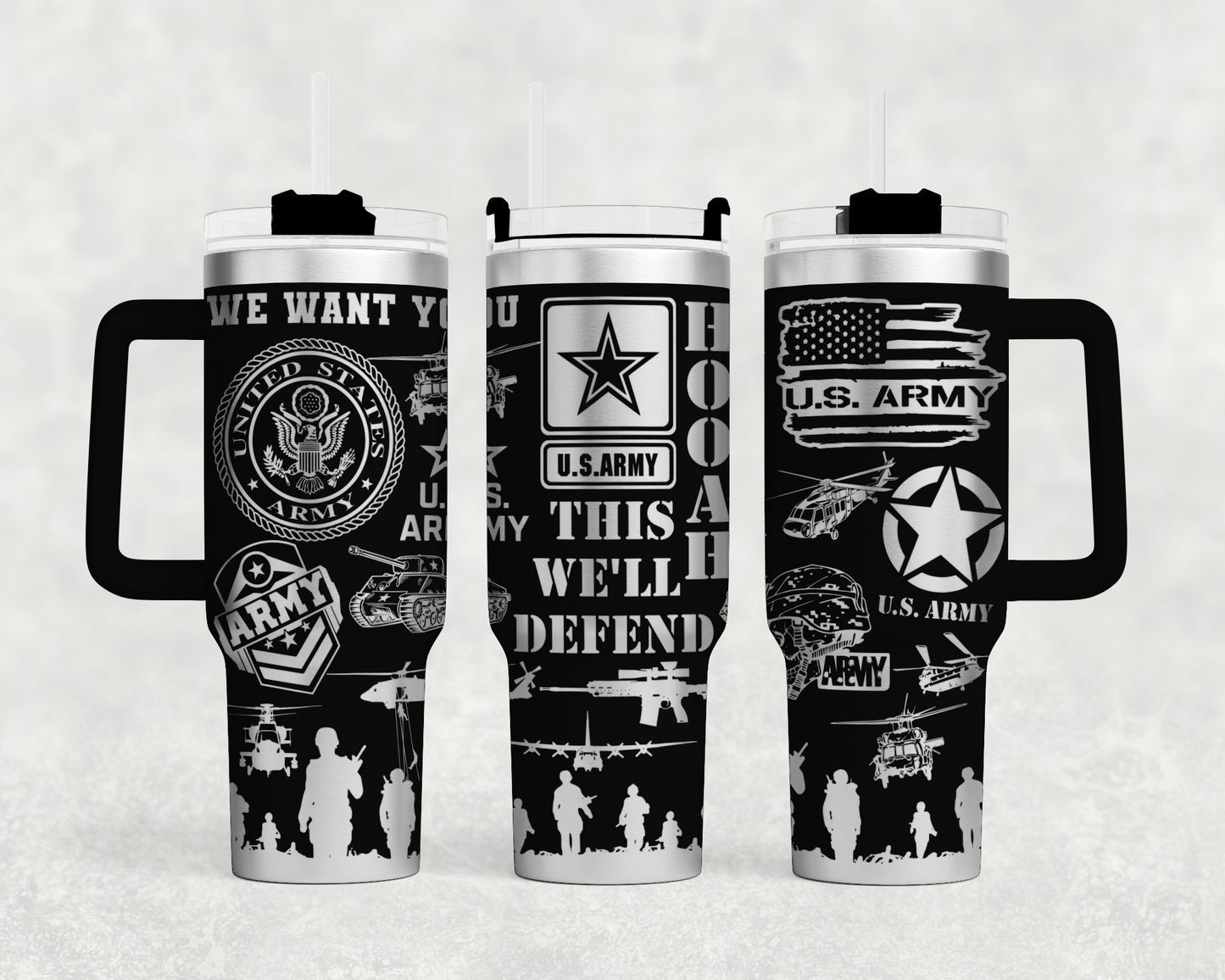 Army tumbler wrap