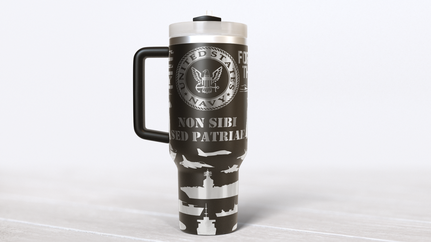 Navy tumbler wrap