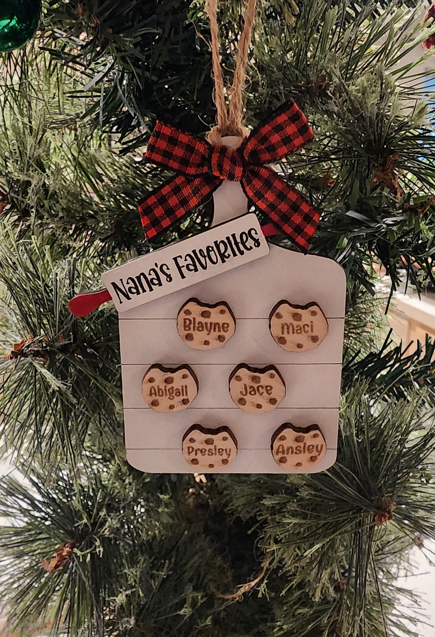 Personalized Cookie sheet Christmas ornament