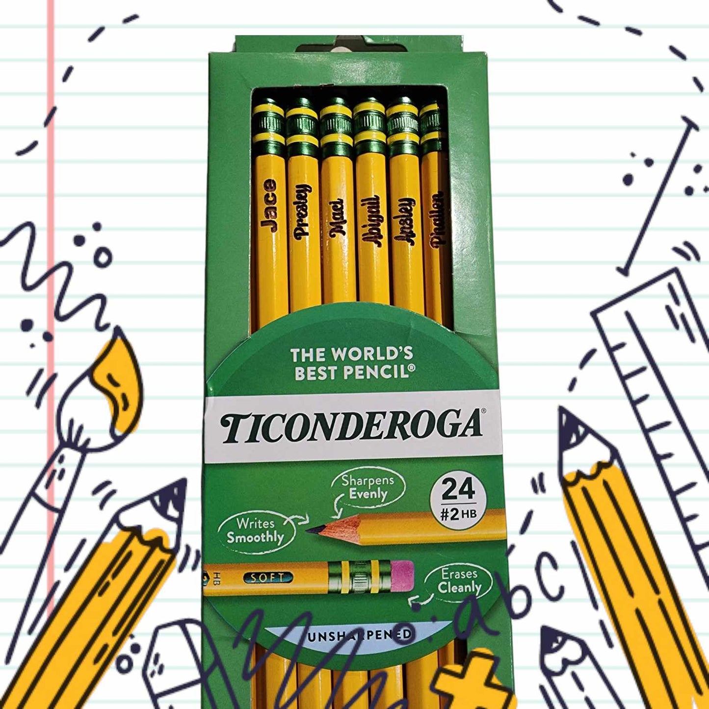 Engraved #2 Pencils