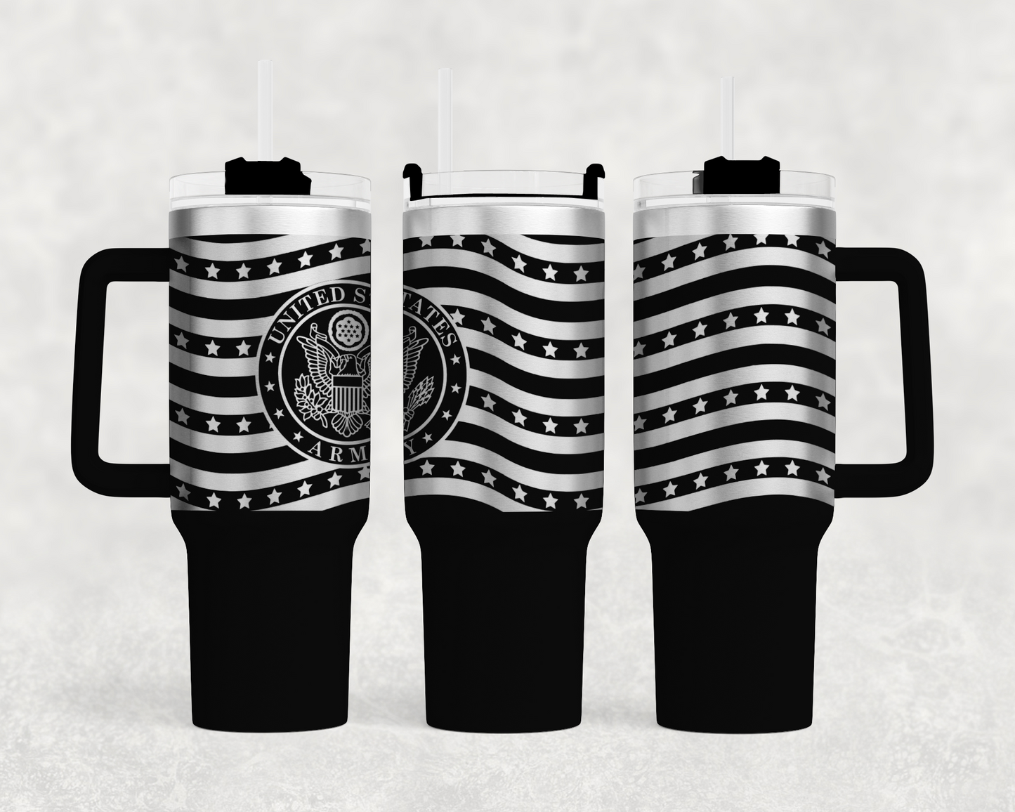 Army tumbler wrap 40oz top