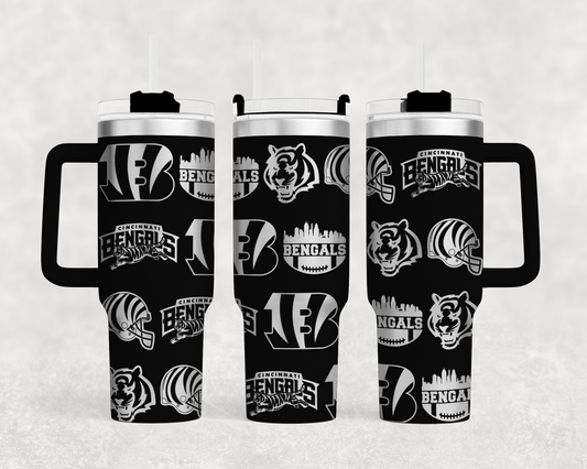 Cincinnati Bengals tumbler wrap