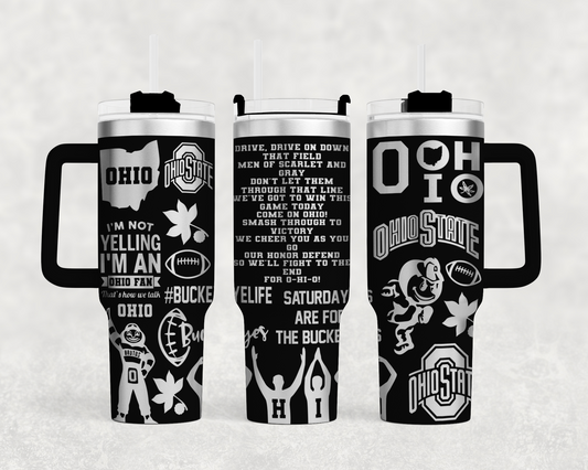 Ohio tumbler wrap