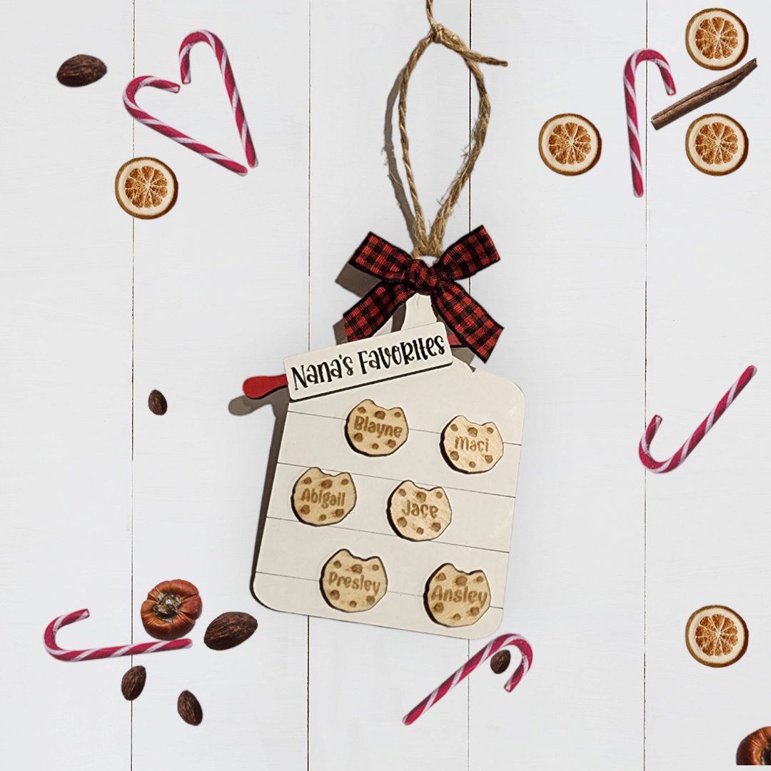 Personalized Cookie sheet Christmas ornament