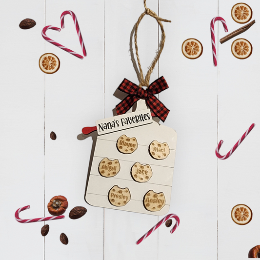 Personalized Cookie sheet Christmas ornament