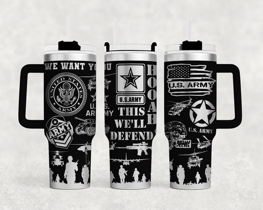 Army tumbler wrap