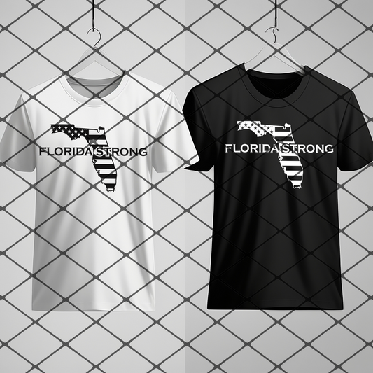 Florida Strong: choose between white and black shirts
