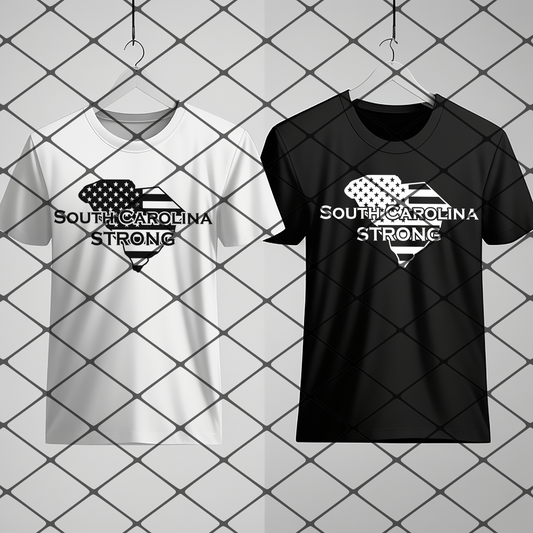 South Carolina Strong: choose between white and black shirts